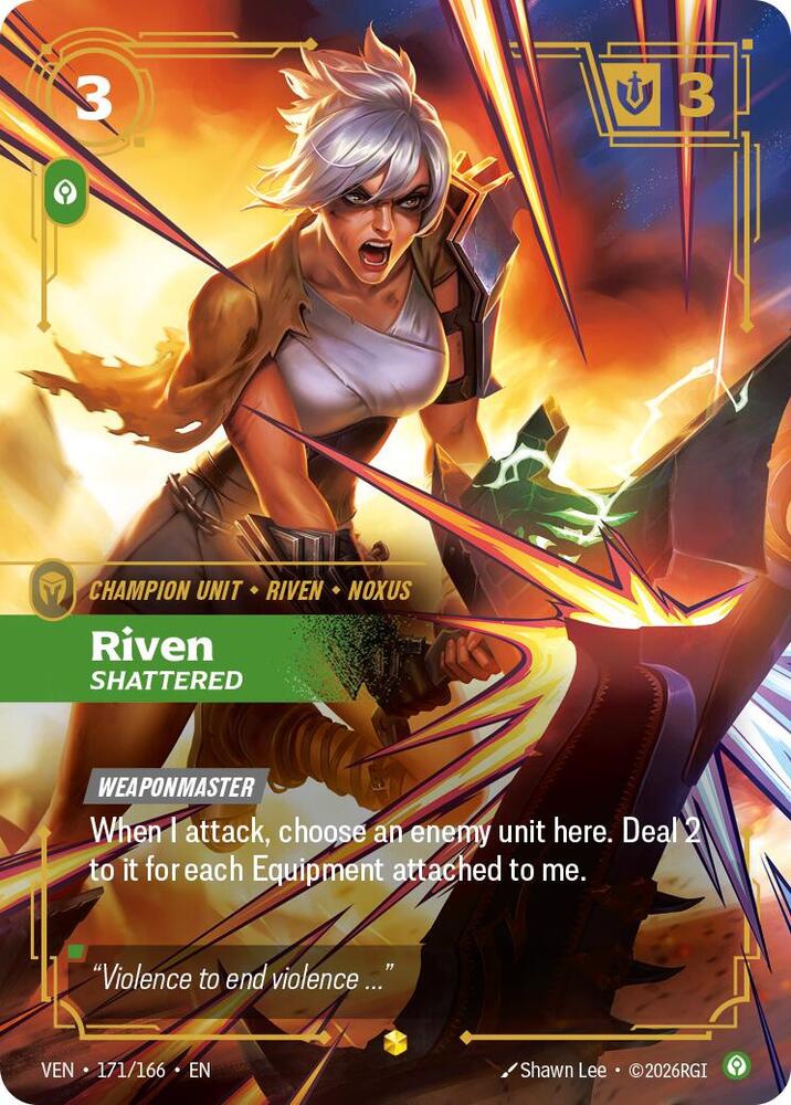 Riven, Shattered (Overnumbered) — Vendetta