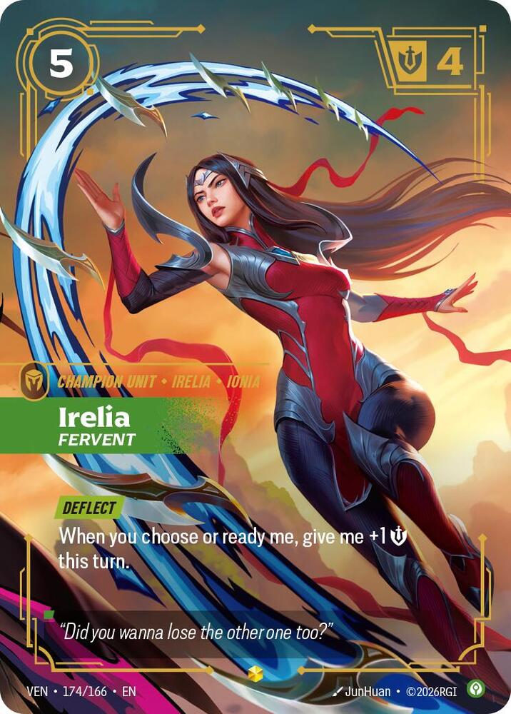 Irelia, Fervent (Overnumbered) — Vendetta