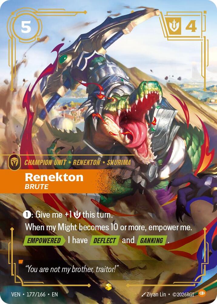 Renekton, Brute (Overnumbered) — Vendetta