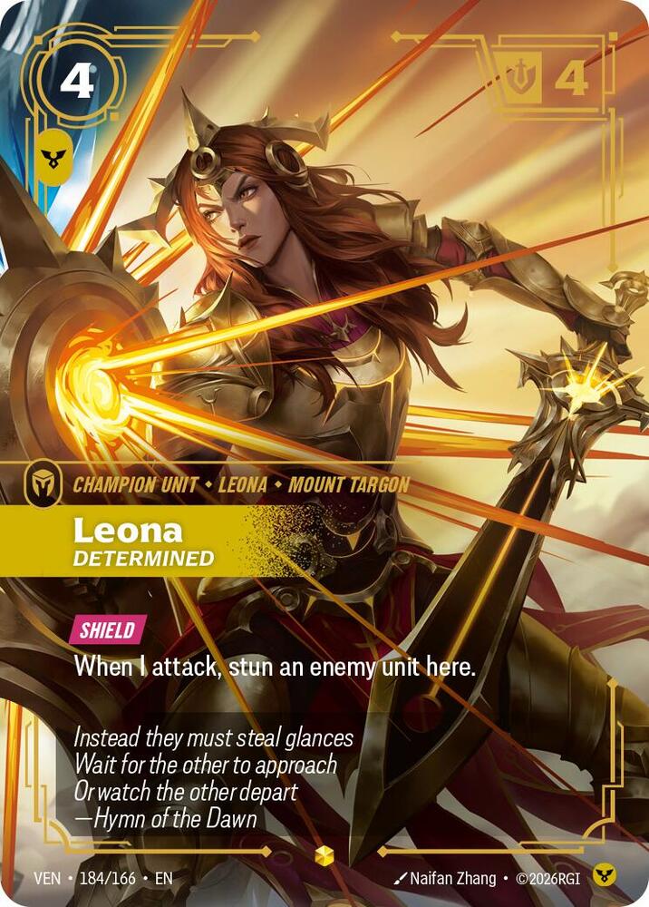 Leona, Determined (Overnumbered) — Vendetta