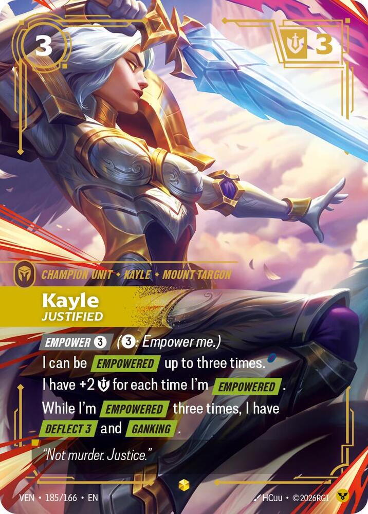 Kayle, Justified (Overnumbered) — Vendetta