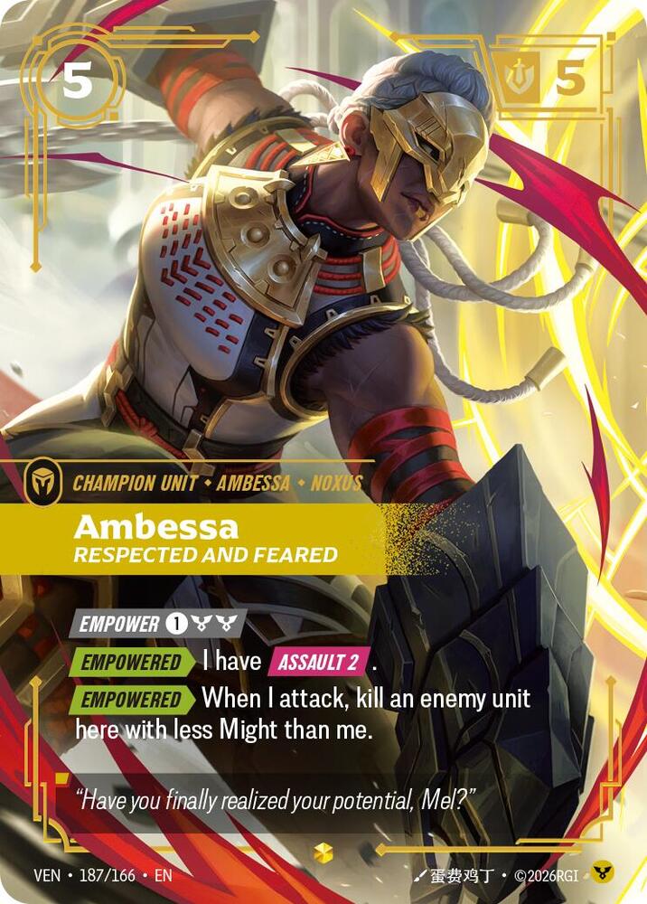Ambessa, Respected and Feared (Overnumbered) — Vendetta