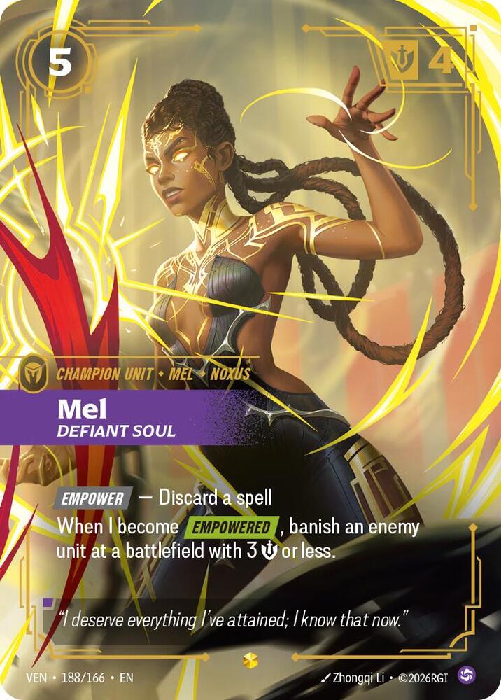 Mel, Defiant Soul (Overnumbered) — Vendetta