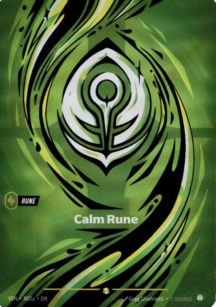 Calm Rune (R02a) — Vendetta