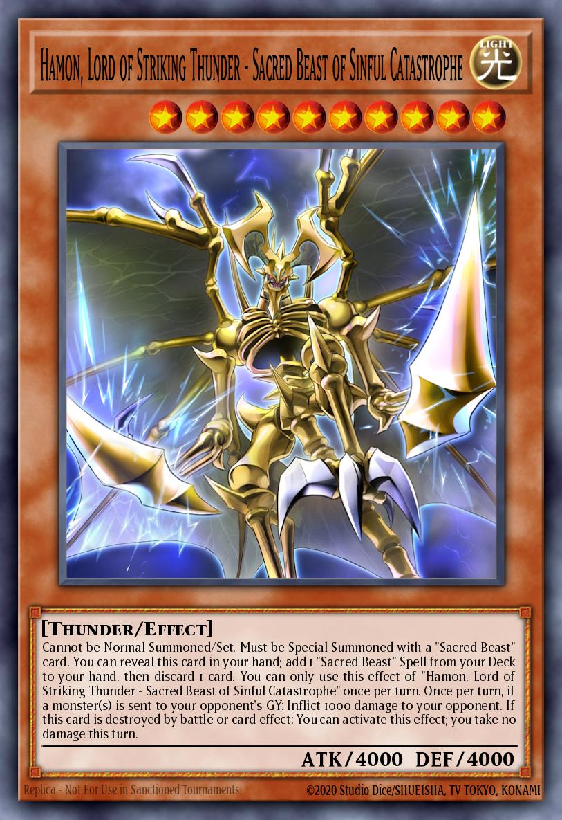 Hamon, Lord of Striking Thunder - Sacred Beast of Sinful Catastrophe (CORI 006)