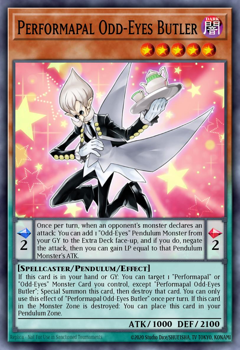 Performapal Odd-Eyes Butler (LAVD O13)