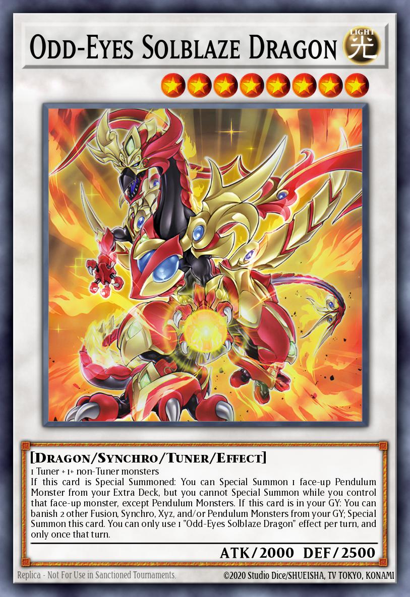 Odd-Eyes Solblaze Dragon (LAVD O26)