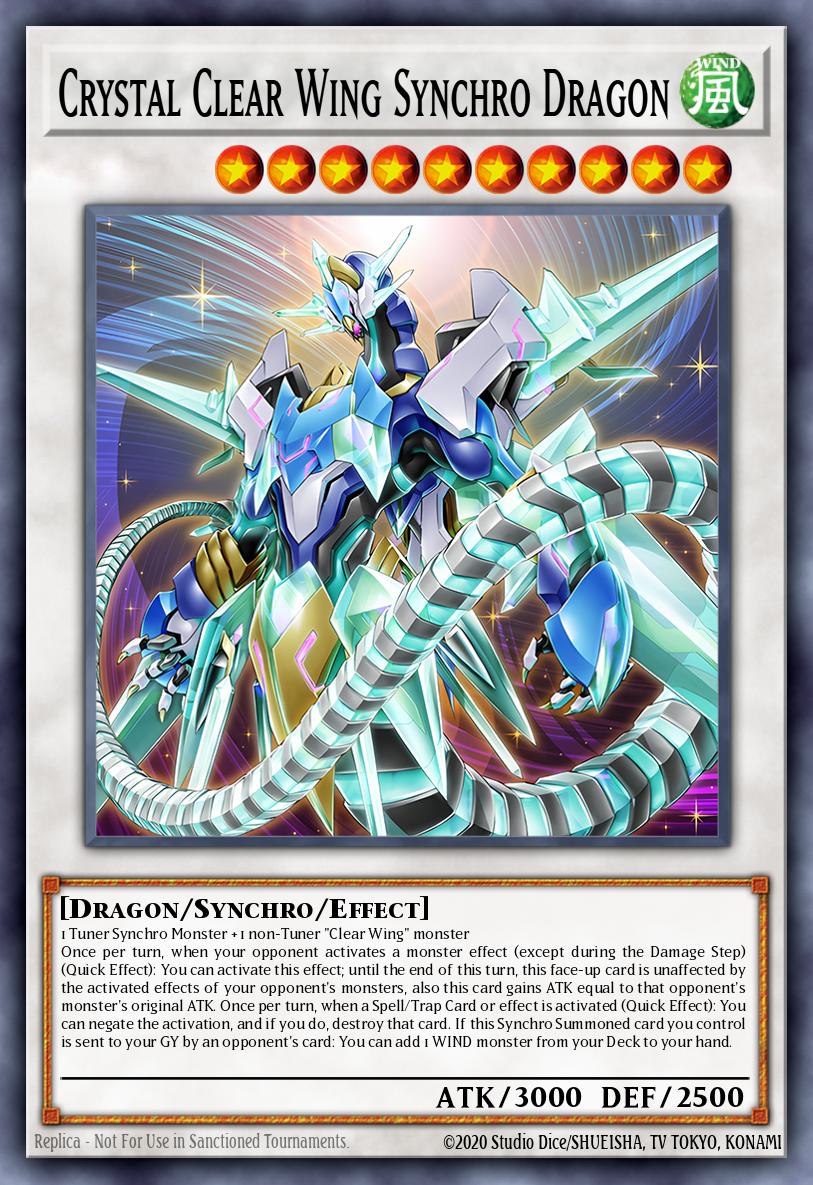 Crystal Clear Wing Synchro Dragon (LAVD S32)