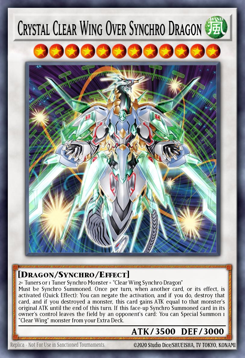 Crystal Clear Wing Over Synchro Dragon (LAVD S34)